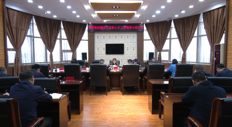 县委党的建设工作和人才工作领导小组会议召开